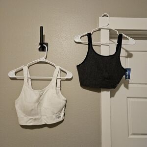 Calvin Klein Black and White Sports Bras